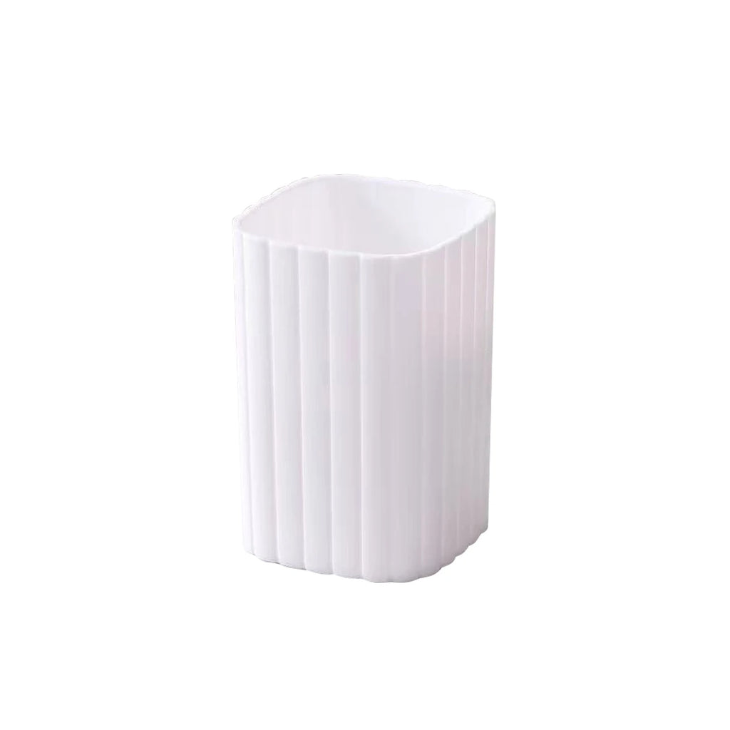 Bathroom Set Soap Dispenser Toothbrush Cup and Bamboo Tray Set Countertop Toiletries Storage Set for Farmhouse Bathroom Decor