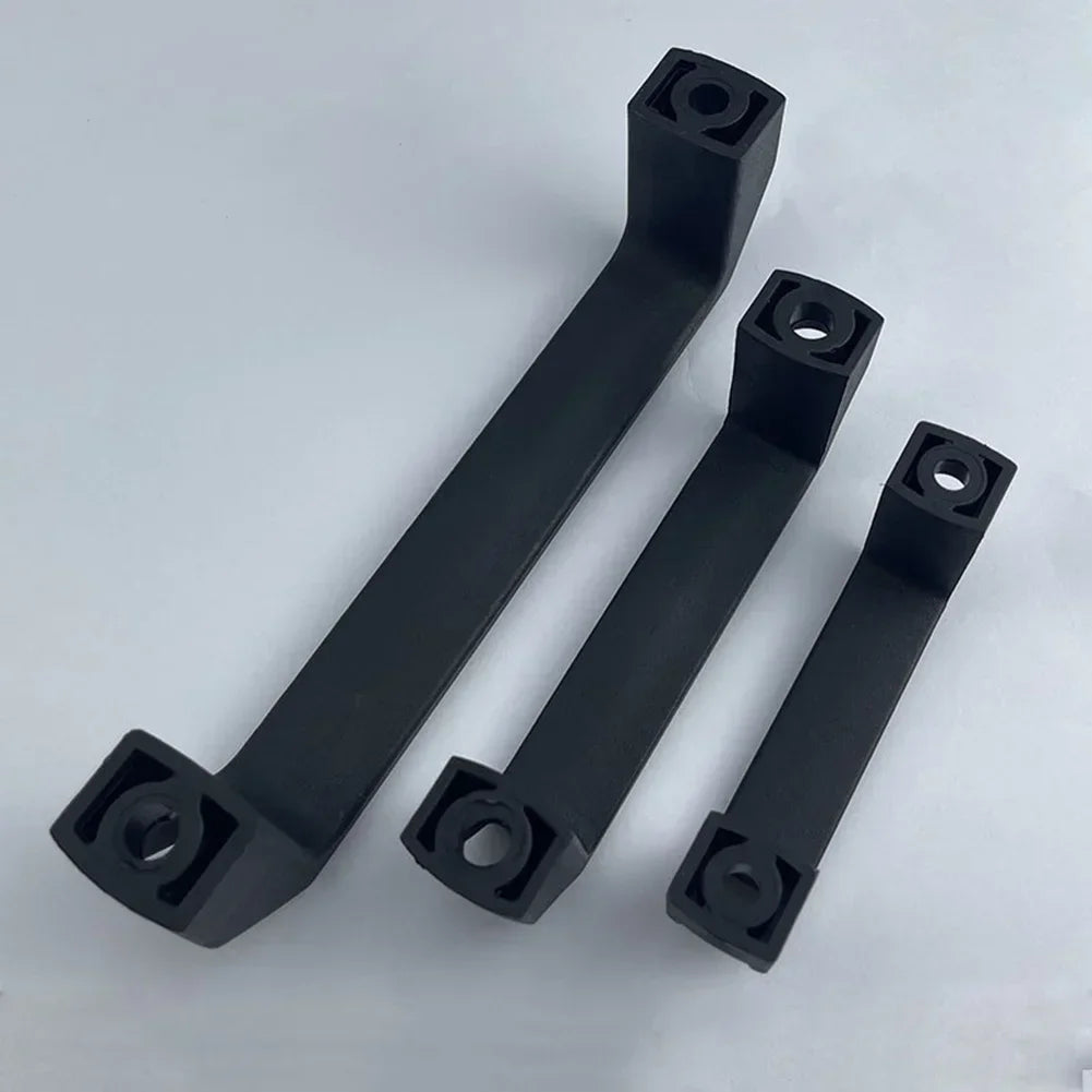 2PCS Cabinet Pulls Handles Furniture Handles Drawer Knob Black Plastic Industrial Cabinet Handles Wardrobe Knobs Hardware