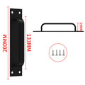 Door Handle Aluminum Alloy Window Cabinet Balcony Sliding Door Pull Punch-Free Pull Closet Furniture Hardware Home Improvement