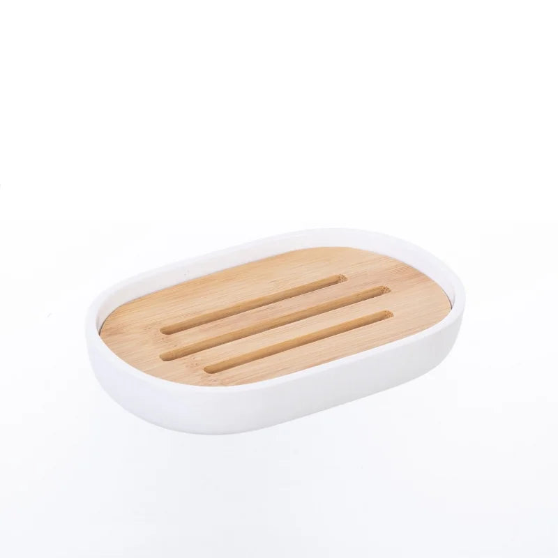 Bathroom Accessories Set Designer Soap Lotion Dispenser Toothbrush Holder Soap Dish Tumbler or wood Bottle Cup Black/White/gray