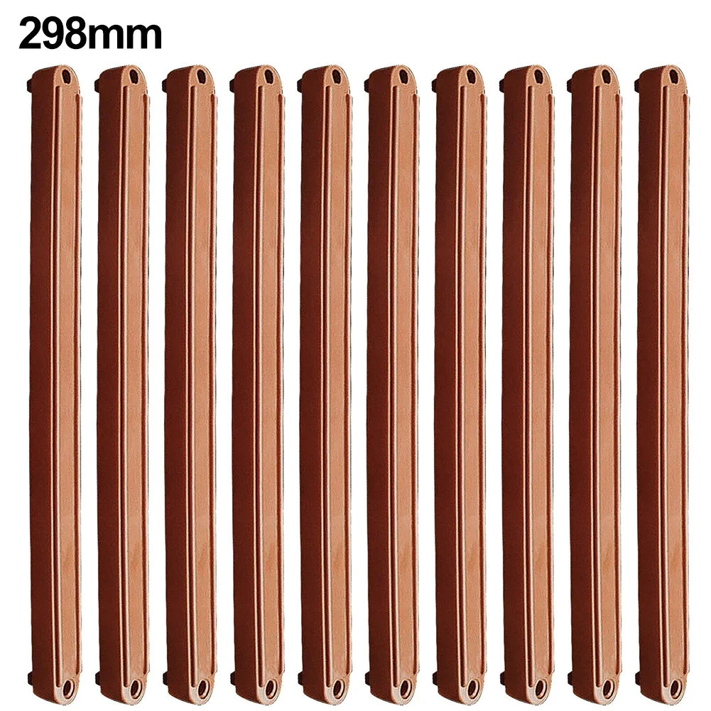 10Pcs Draw Rail Plastic Drawer Slides 180/235/298mm Draw Runners Replacement Drawer Runners Wardrobe Guide Rail Skidway
