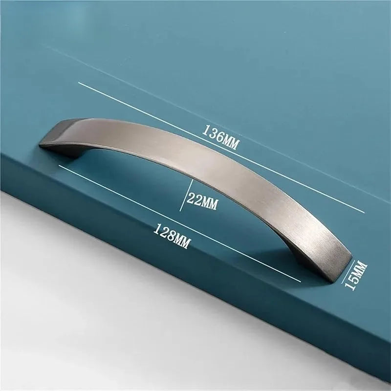 4PCS Cabinet Handles Knobs Aluminum Alloy Door Kitchen Knobs Cabinet Pulls Drawer Furniture Handle Hardware
