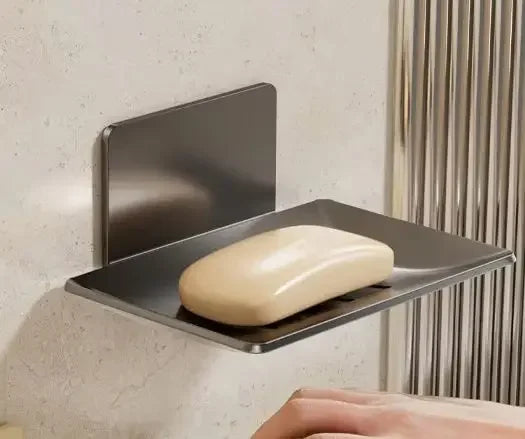 Bathroom Shower Storage Soap Tray Rack Soap Tray Wall Mounted Drainage Soap Tray Box
