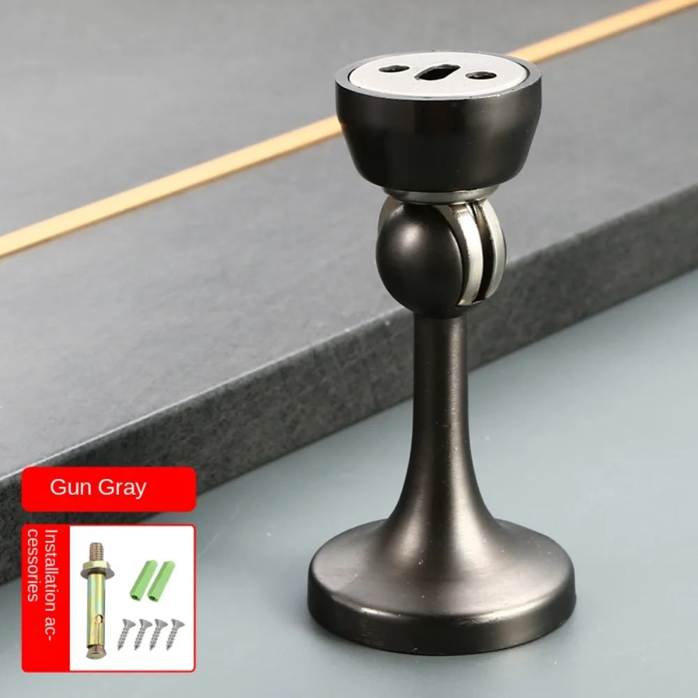 Wall-mounted Type Magnetic Door Stopper Easy Installation Strong Magnetic Door Suction Mute Fixed Door Stop Bumper Wall