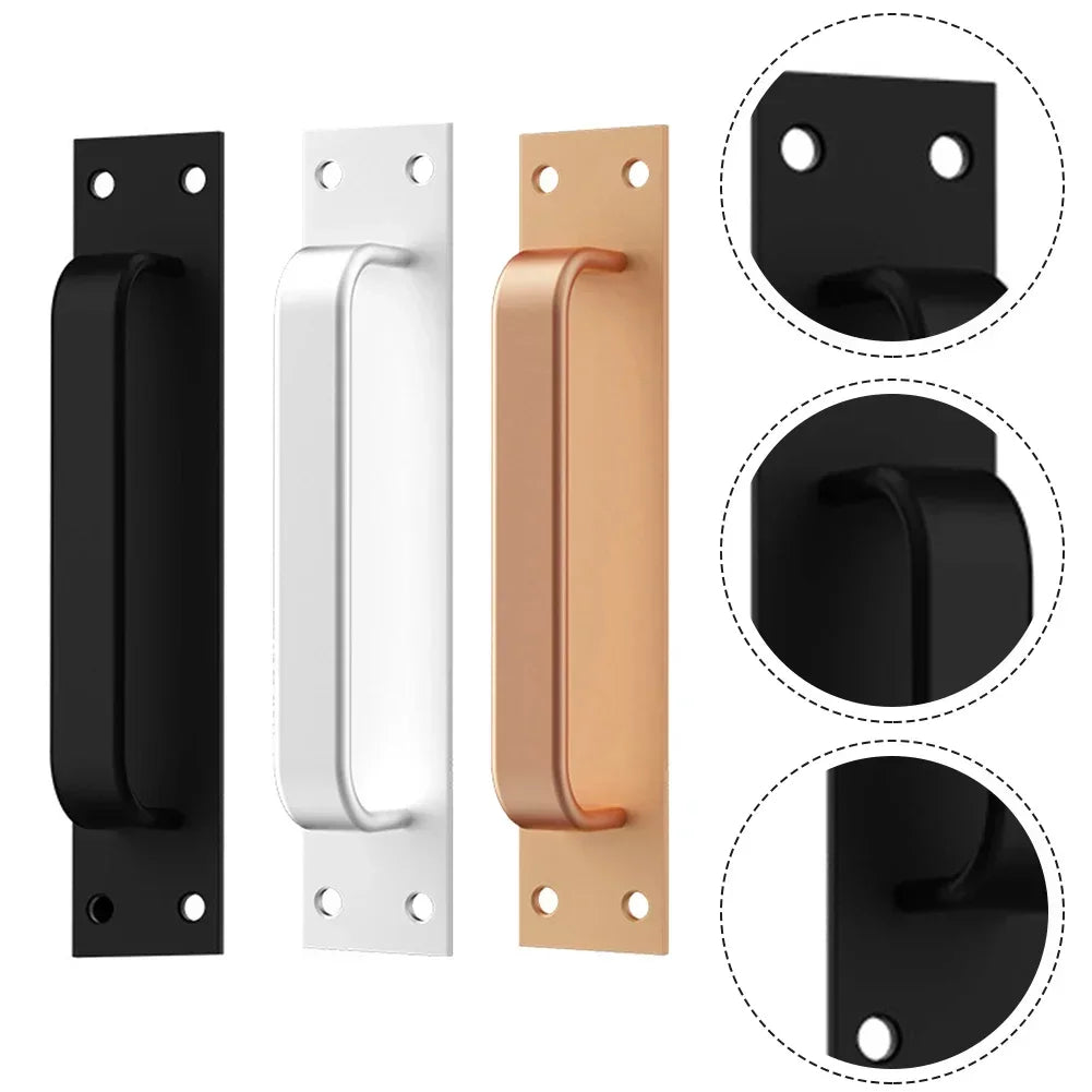1pc Door Handle Aluminum Alloy Window Cabinet Balcony Sliding Door Pull Closet Furniture Hardware Home Improvement