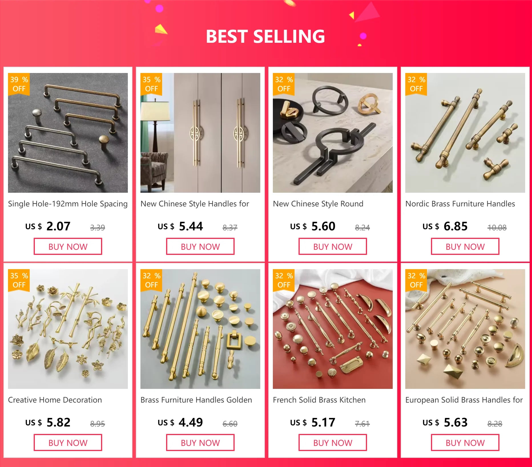 Modern Knurl Solid Brass Cabinet Knobs and Handles Golden Luxury Handles for Furniture Drawer Wardrobes Shoe Cabinets Pulls