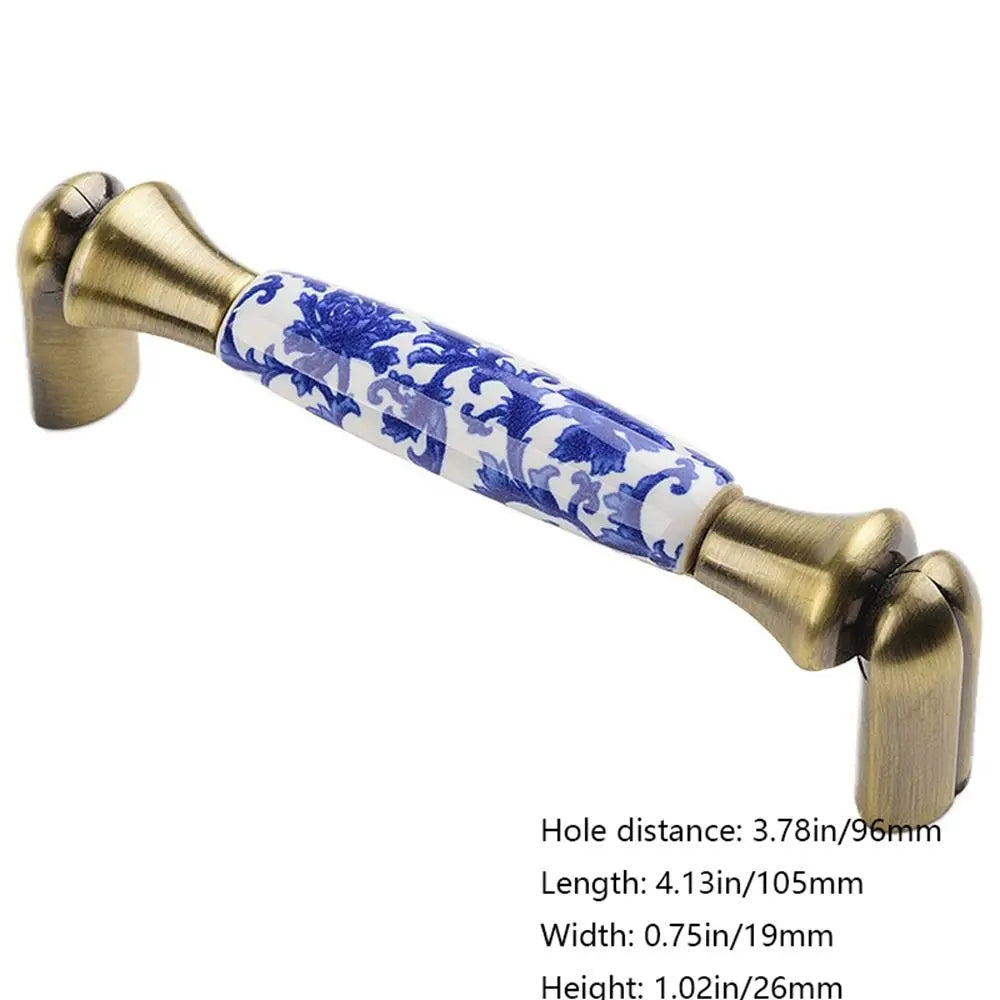1Pcs 76mm/96mm/128mm Creative Furniture Antique Fashion Drawer Knobs Pull Handles Dresser Cabinet Handles Door Handle