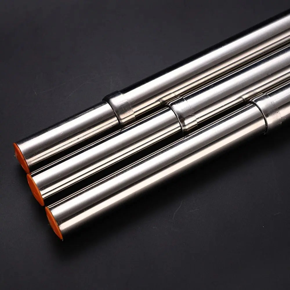 Durable Stainless Steel Curtain Telescopic Pole Loaded Hanger Adjustable Hanging Rods Extendable Sticks Household Wardrobe