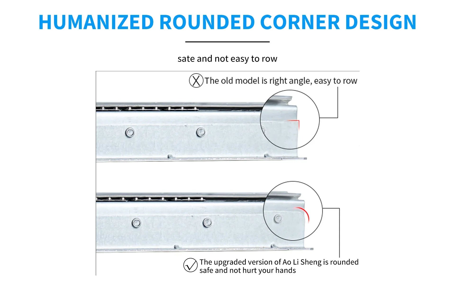 1Pcs Bottom Mount Heavy Duty Drawer Slides 260 LB Load Capacity Full Extension Ball Bearing Cabinet Hidden Stair Rail 400-900mm