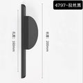 Modern Simple Black Round Counter Cabinet Door Pulls Drawer Knobs Furniture Handles Kitchen Cupboard Door Handles Hardware