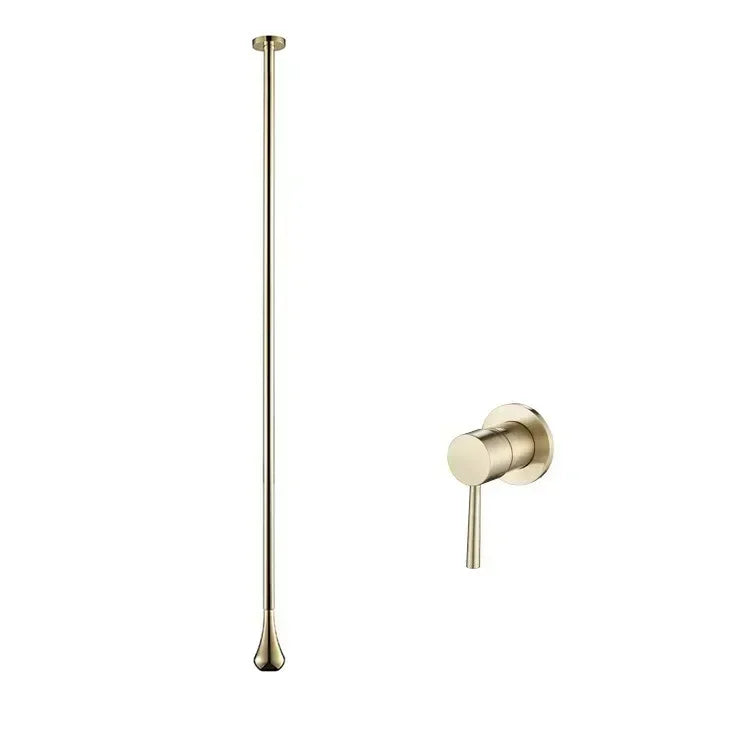 Bathroom Creative Ceiling Water Drop Faucet All Copper Cold and Hot Hang Ceiling Faucet Bathroom Wall Mounted Hot Cold Sink