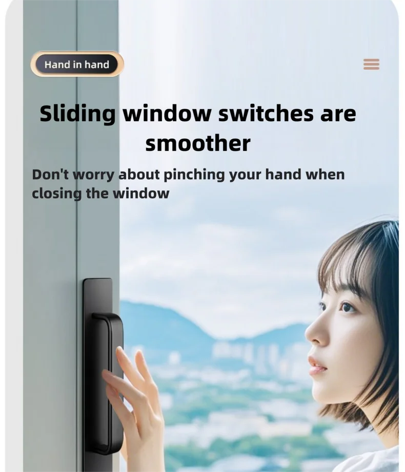 No-Drill Sliding Door Handles - Simple Style Pulls for Glass Doors, Moving Doors, Windows, Drawers & Cabinet Doors