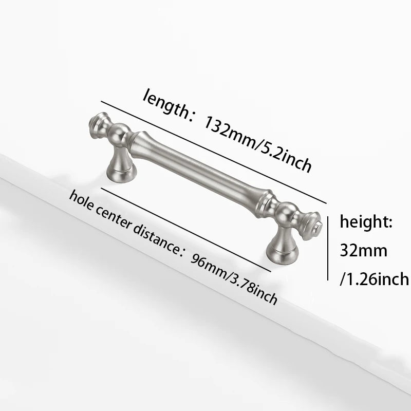 Furniture handles for kitchen cabinets, dressing table drawers, and wardrobes, durable and suitable for home decoration