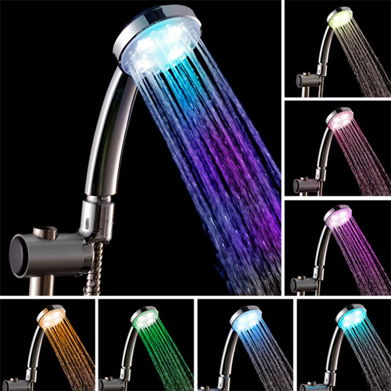 Colorful Pressurized Shower Head Bathroom Accessories High Pressure Hygienic Modern Showers Put Showerhead Set Kit