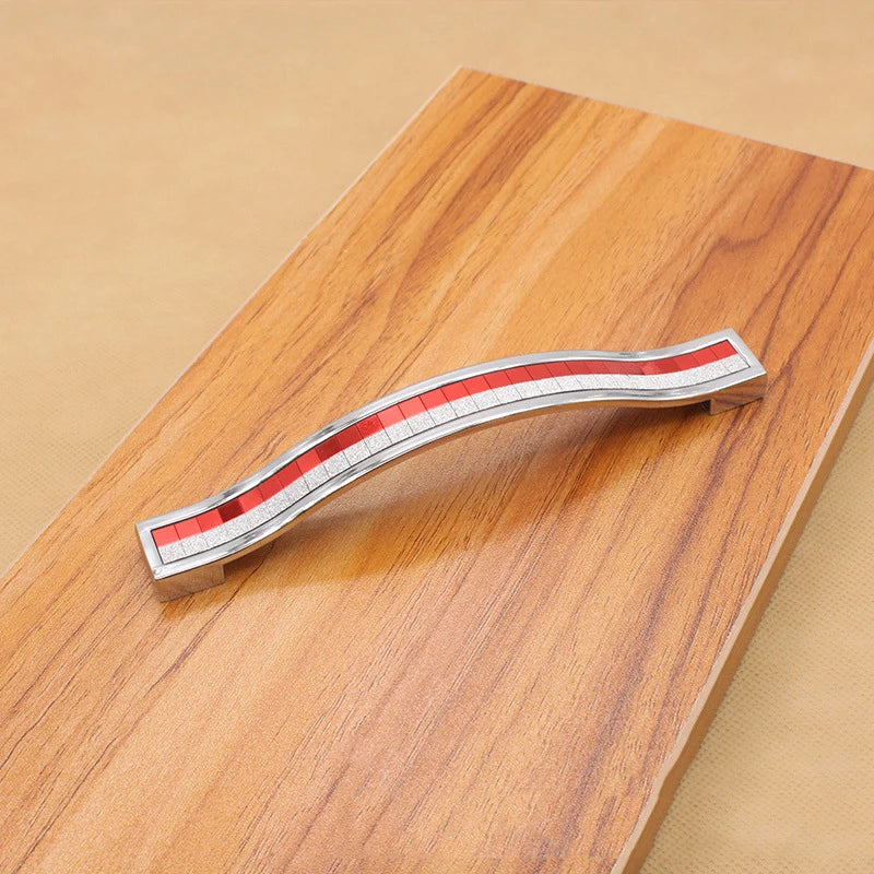 1PCS Modern Furniture Handles 96mm 128mm 160mm Kitchen Cabinet Drawer Door Handles Pulls Knobs Furniture Handles