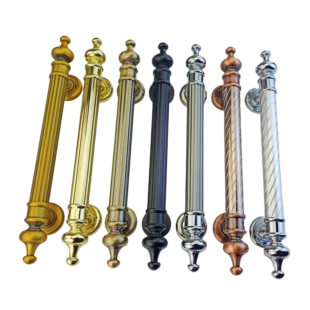 255mm/290mm/345mm Furniture Wooden Door Handle For Bathroom Bedroom Restaurant Sliding Door Handle Wardrobe Gate Pulls Handles