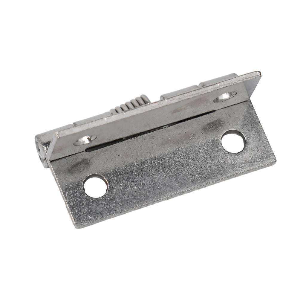 2pcs 1/1.5/2/3Inch Silver Spring Door Hinge Stainless Steel Self Closing Design Windows Cabinets Boxes Household Hardware