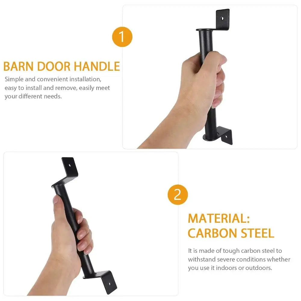 Long Base Barn Door Pull Knob Heavy Duty Modern Design Barn Door Hardware Easy Install Durable Door Pull Handle Closet Door