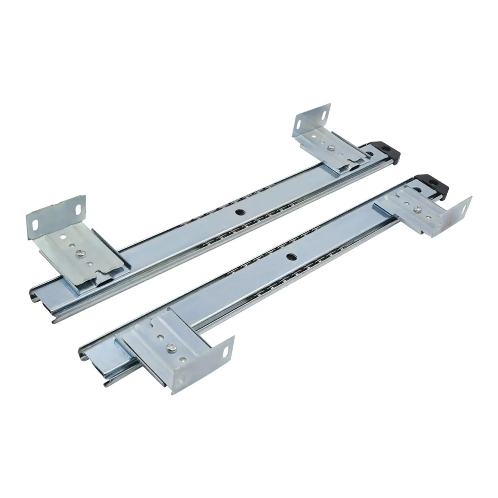 Under Desk Slider Track Keyboard Tray Slides Adjustable Sliding Cabinet Pull Out Keyboard Drawer Rail for Office Home Cabinet