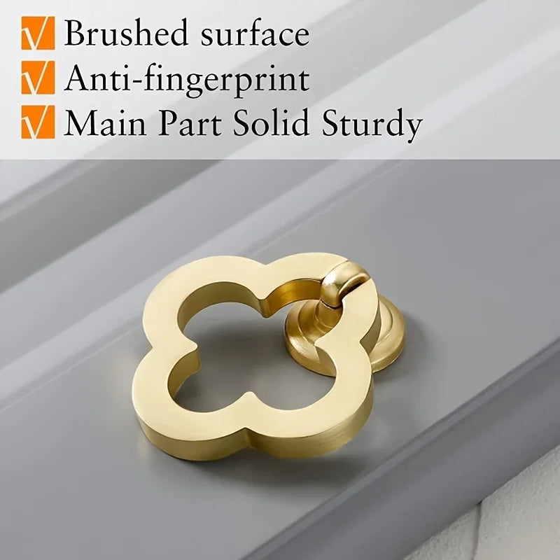 1PC Zinc Alloy Drawer Knobs with Screws:  Brushed, Anti-Fingerprint, Solid Sturdy Modern Style Decorative Handles for Doors
