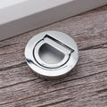 Modern Stainless Steel Door Handles Round Cupboard Tatami Cabinet Handle Pull Wardrobe Recessed Door Knob Tatami