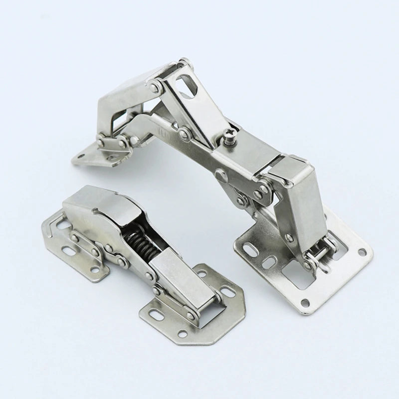 1-10PCS Cabinet Hinge 90 Degree 3/4in No-Drilling Hole Cupboard Door Hydraulic Hinges Soft Close With Screws Furniture Hardware