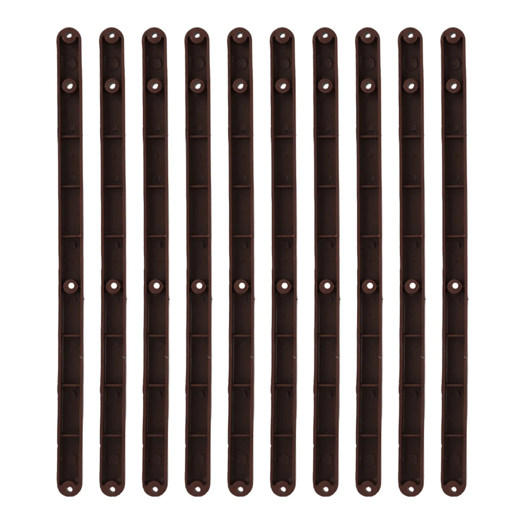 10 Pieces Plastic Drawer Slides Replacement Draw Runners 180 235 298mm Suitable for Drawers and Cabinet Grooves