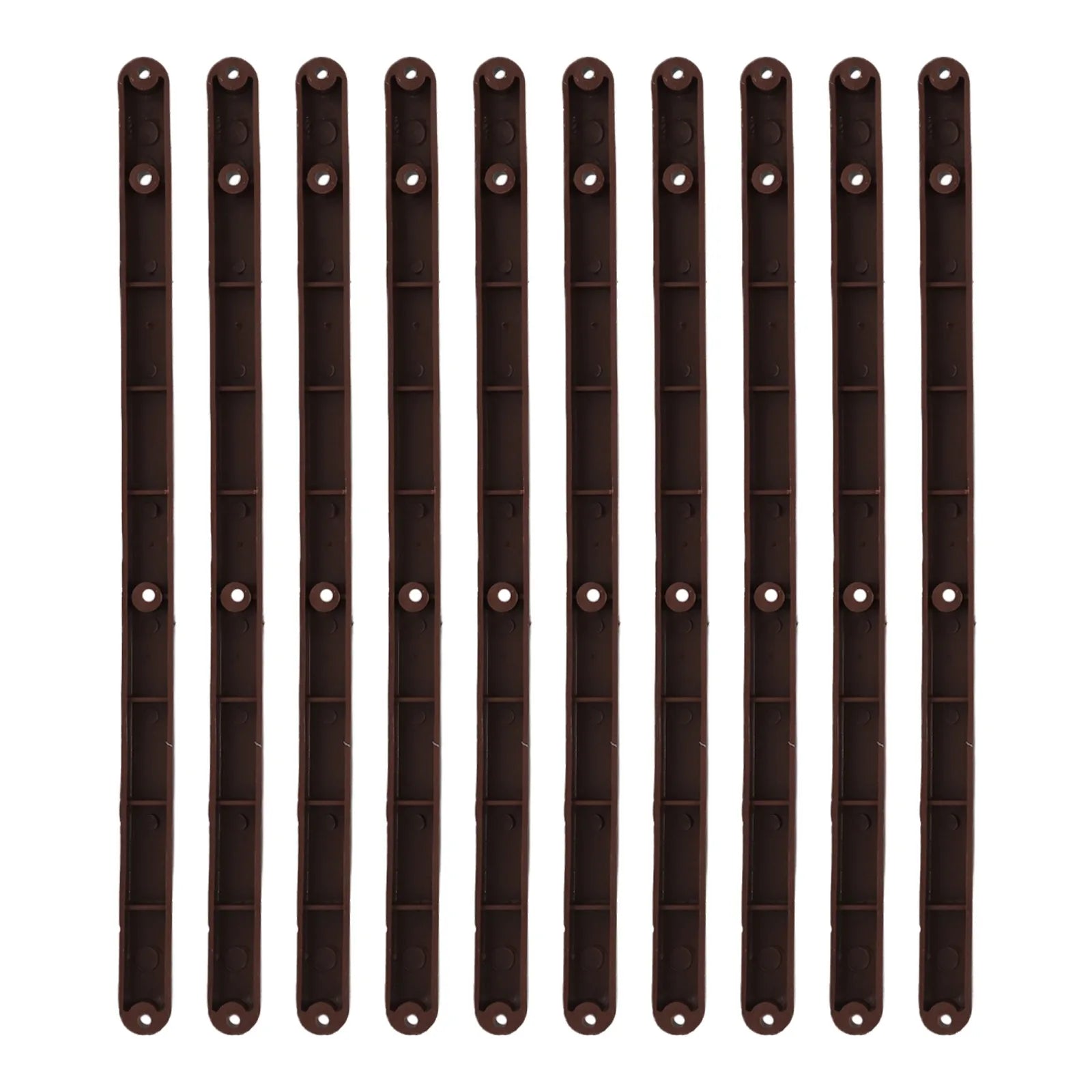 10 Pieces Plastic Drawer Slides Replacement Draw Runners 180 235 298mm Suitable for Drawers and Cabinet Grooves