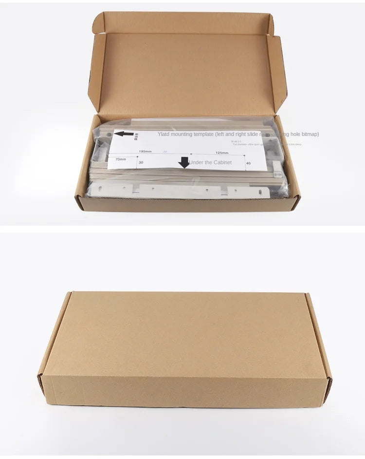 Telescopic Folding Guide Rail  Multifunctional Flat Push  Multi Section Pull-Out Cabinet  Dining Table  Drawer Slide Rail