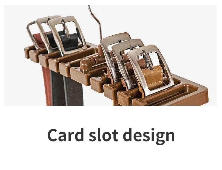 Tie Belt Hanger Wardrobe Belt Rotating Organizer Rack Multifuctional Scarf Hanger Home Closet Storage Holder Accessories
