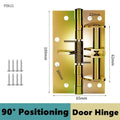 Automatic Door Closer Hinge FFurniture Fittings Hardware Multi-function Detachable Self Closing Spring Hinge Positioning Closer