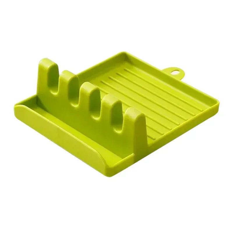 Kitchen Organizer for Tableware Storage - Spoon Rest, Fork, Spatula Rack, Spoon Holder Stand, Pot Lid Holder