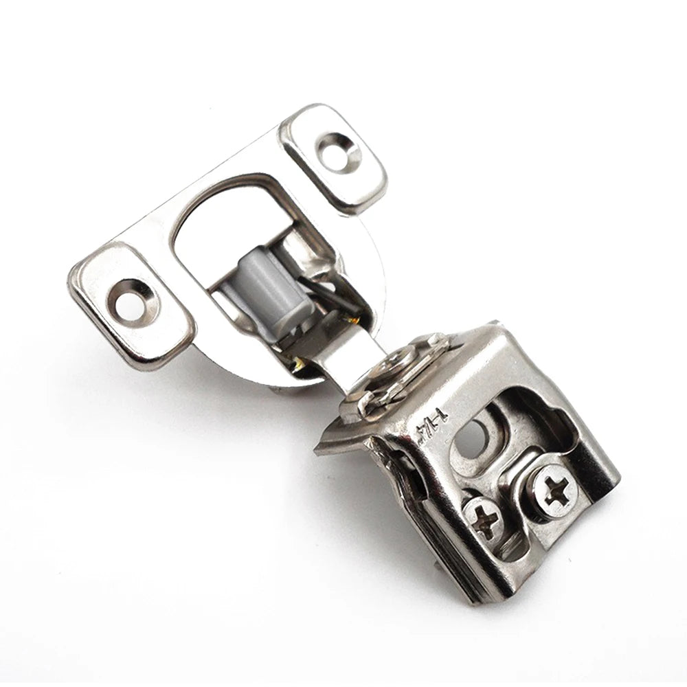 2Pcs Soft Closing Cabinet Hinge Overlay Self Slow Close Door Hinges for Kitchen Cabinets Face Frame Concealed Hinges Door Damper