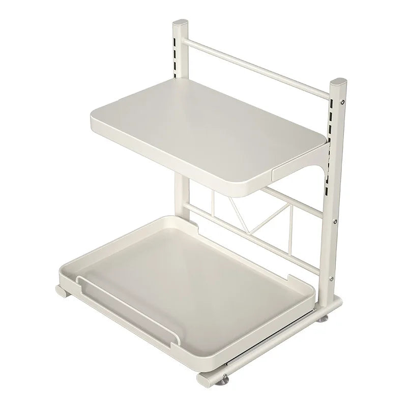 Pull-out Microwave Oven Shelf Kitchen Shelf Free Standing Spice Storage Rack Electrical Appliances Storage Shelves Oven Rack
