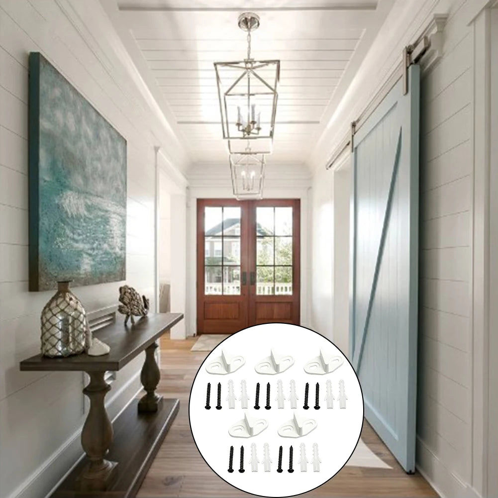 Sliding Barn Door Floor Guide Ajustable Clip Bottom Track Guide Hardware  Provides A Reliable Solution For Keeping The Barn Door