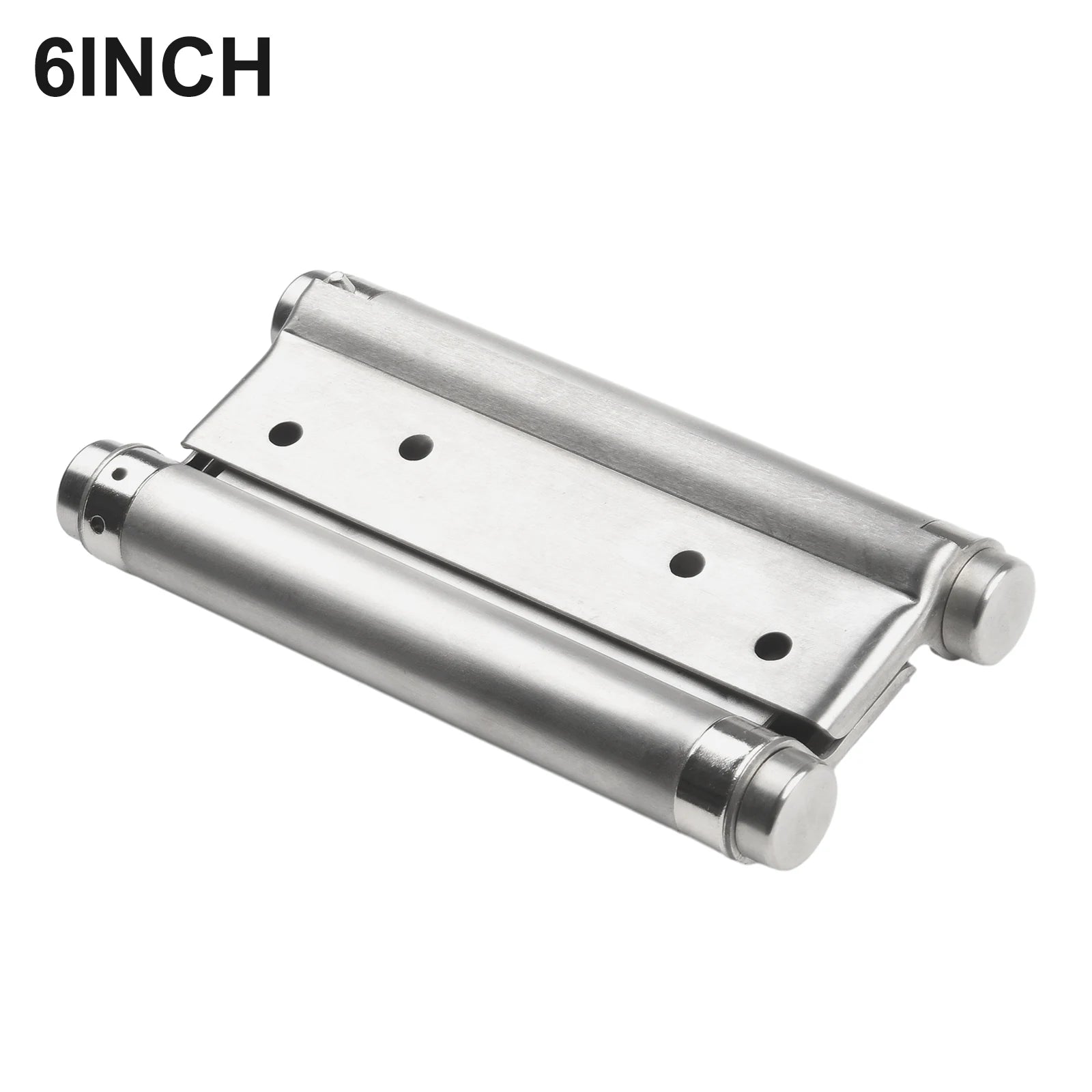 Double Spring Hinge Two-Way Free Door Hinge Stainless Steel  Automatic Door Closing Garage Door Hinges Fence Dedicated Hardware