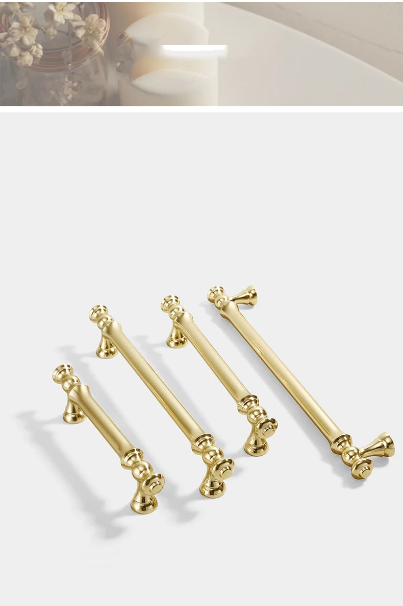 Furniture handles for kitchen cabinets, dressing table drawers, and wardrobes, durable and suitable for home decoration