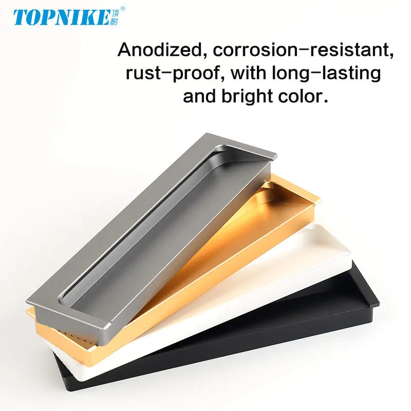 Modern Luxury Furniture  Recessed Cabinet Handles & Flush Drawer Pulls  Aluminum Alloy Slot Design