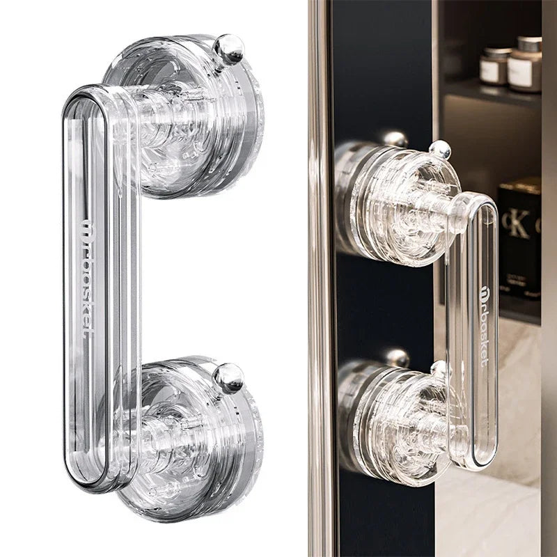 Suction Cup Door Handle Bathroom Bathroom Sliding Door Glass Door Refrigerator Cabinet Toilet Lid Suction Cup Handle