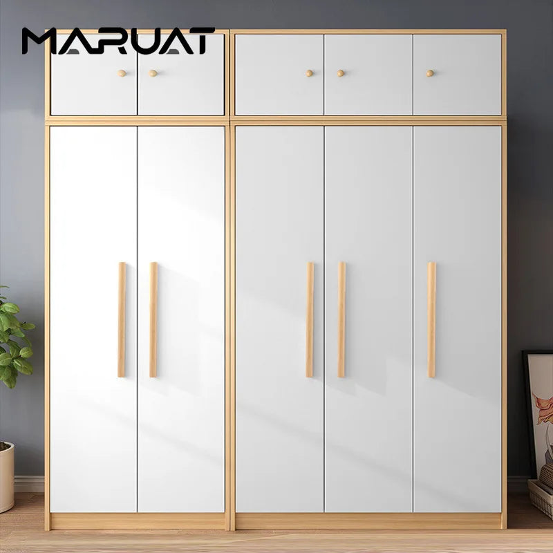 Cabinet Doors Cabinets Drawers Solid Wood Handles Minimalist Beech Wood Walnut Wood Wardrobe Wooden Furniture Handles