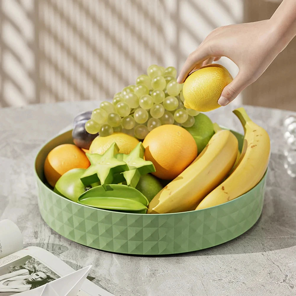1Pc Kitchen Storage Spice Rack 360 Degree Rotating Cabinet Storage Rack Tray Cosmetic Storage Rack Non-slip Spice Round Rack