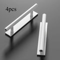 Modern Self-Adhesive Plastic Door Handles, Sliding Doors, Easy-Paste Installation, Door Handles for Cabinets