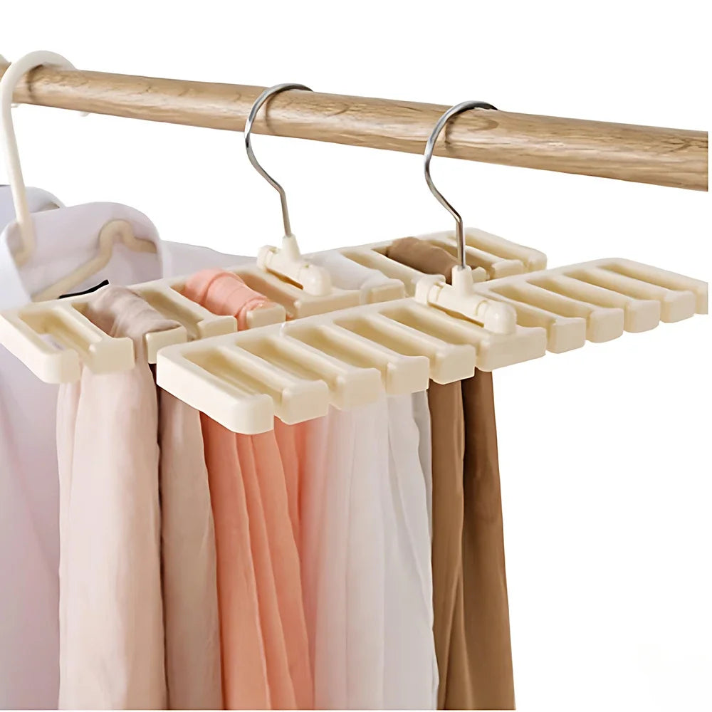 Tie Belt Hanger Wardrobe Belt Rotating Organizer Rack Multifuctional Scarf Hanger Home Closet Storage Holder Accessories