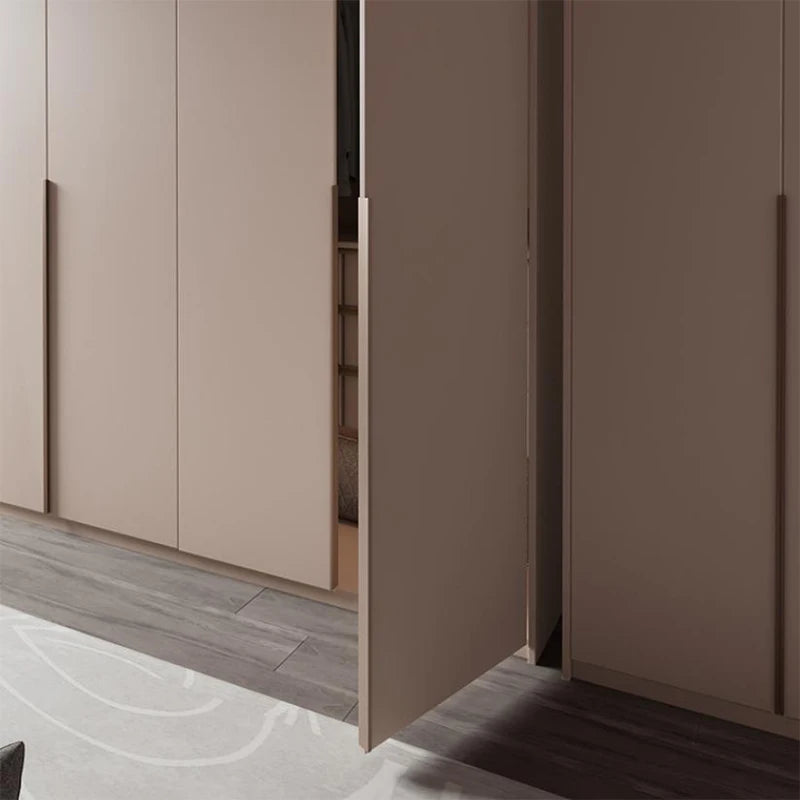 Modern Minimalist Long Door Handles, Drawers, Wardrobes, Hidden Handles, Non Perforated Cabinets, Black Edge Sealing Handles