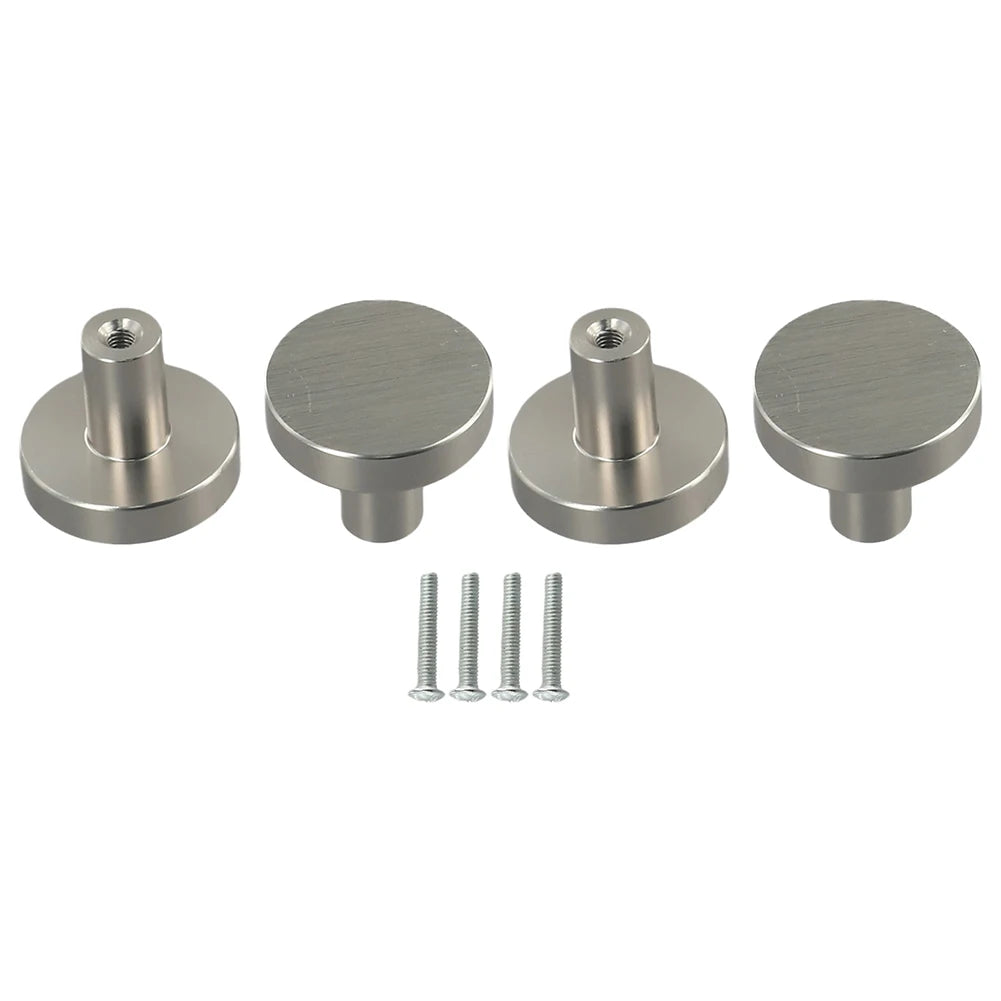 4/10pcs Cabinet Knobs Dresser Knobs Single Hole Round Handle Kitchen Cupboard Door Furniture Hardware
