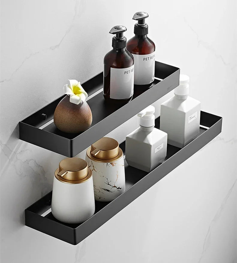 Bathroom Accessories Stainless Steel Bathroom Storage Rack Shower Storage Rack Bathroom Shelves  Bathroom Organizer  Wall Shelf