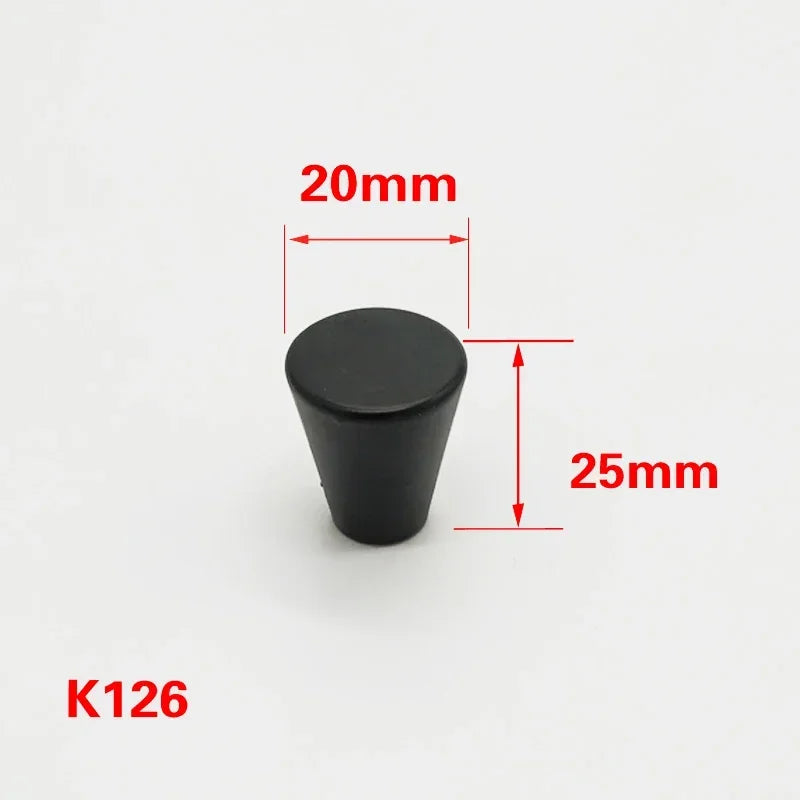 Black Handles Furniture Cabinet Knobs Muebles  Kitchen  Drawer Knobs Cabinet Pulls Cupboard  Knobs