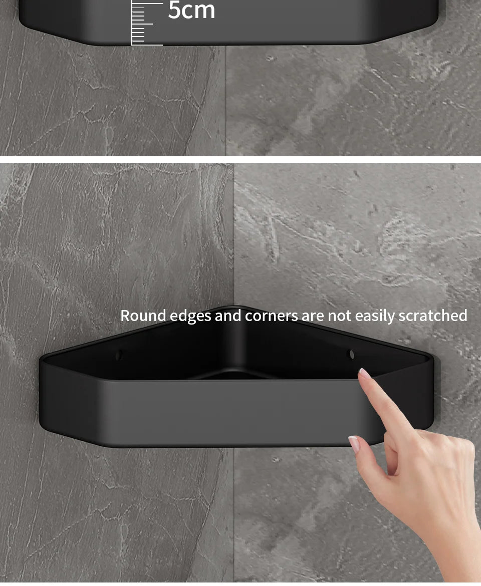 Bathroom Shelf Bathroom Makeup Shampoo organizer Aluminium Bathroom Organizer Shower Shelf Bathroom Accessories