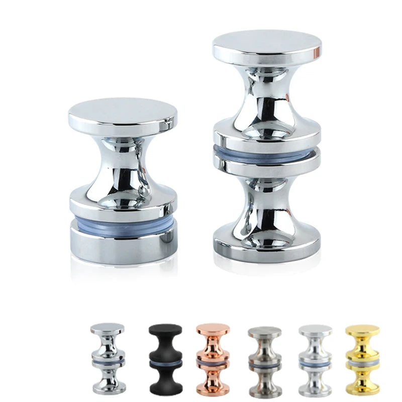 Glass Door Handle Bathroom Door Shower Door Handle Sliding Door Display Cabinet Wine Cabinet Barn Door Single Hole Round Knob
