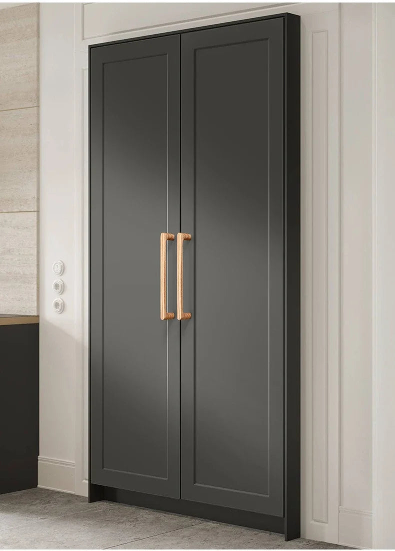 Wooden Cabinet Door Handle Cupboard Door Knob and Handle Kitchen Cabinet Knobs Wardrobe Door Handles for Furniture Hardware